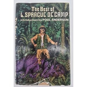Vtg Best of L. Sprague de Camp Hard Cover First Ed Sci Fi Fantasy Stories 1978‎